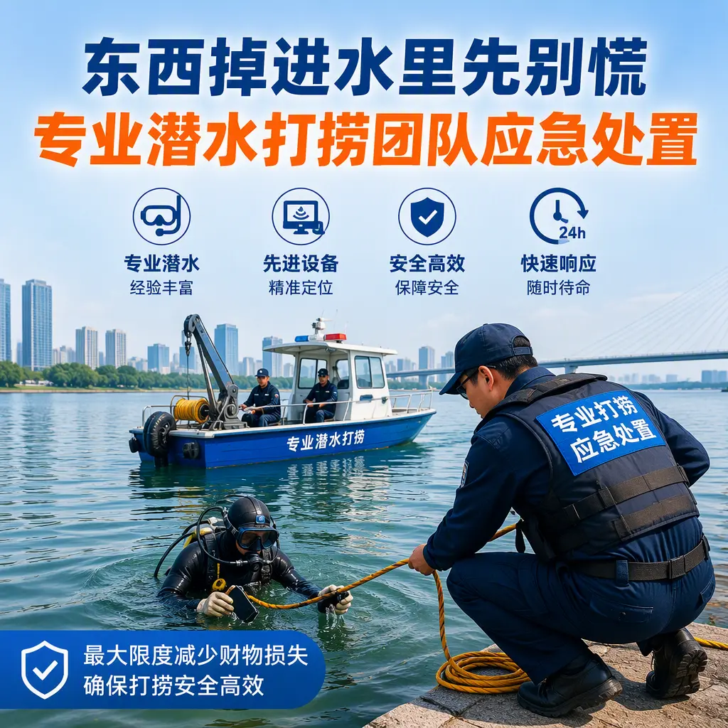 猇亭东西掉进水里先别慌，专业潜水打捞团队应急处置